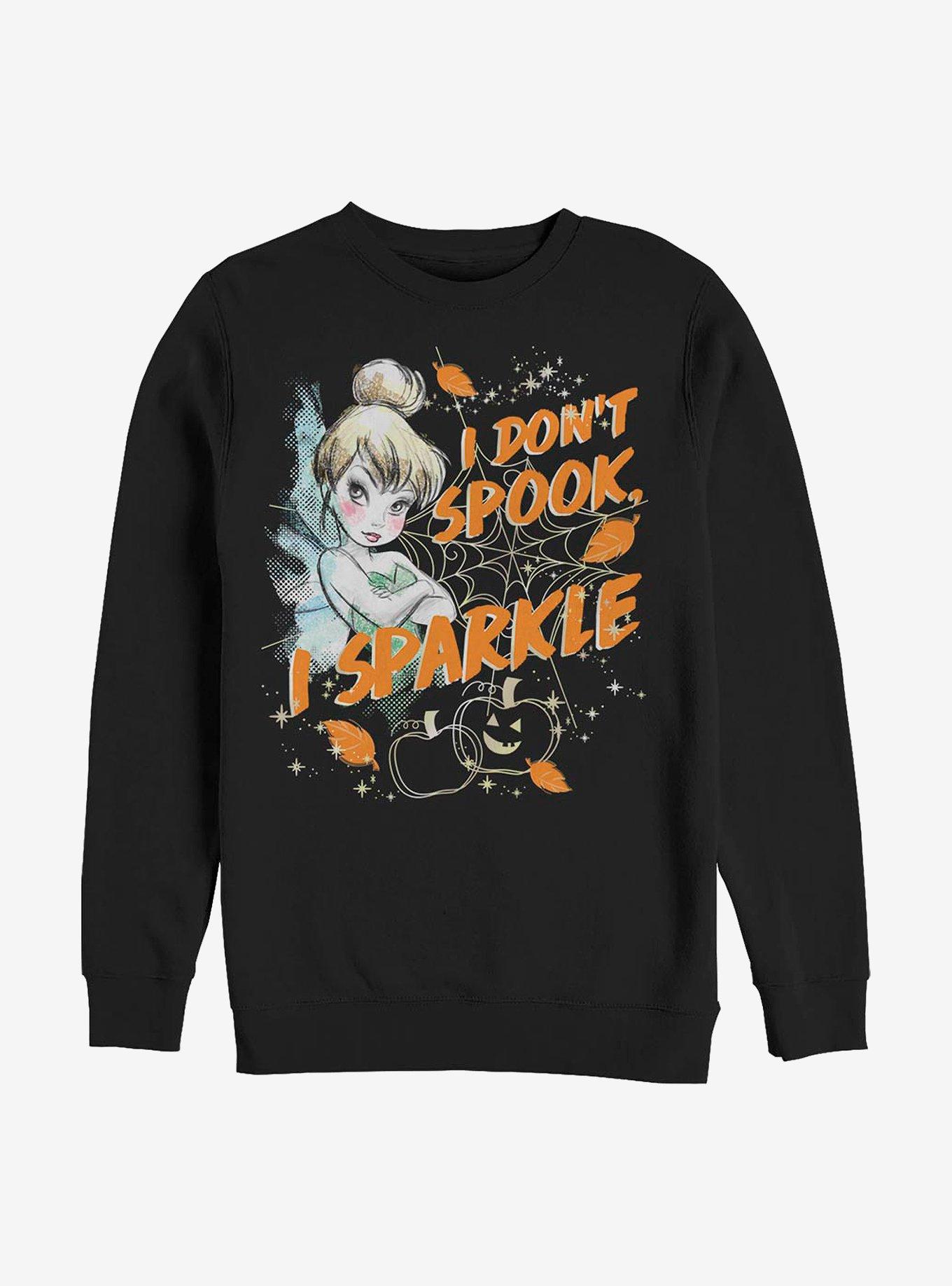 Disney Peter Pan Sparkle Not Spook Sweatshirt, BLACK, hi-res