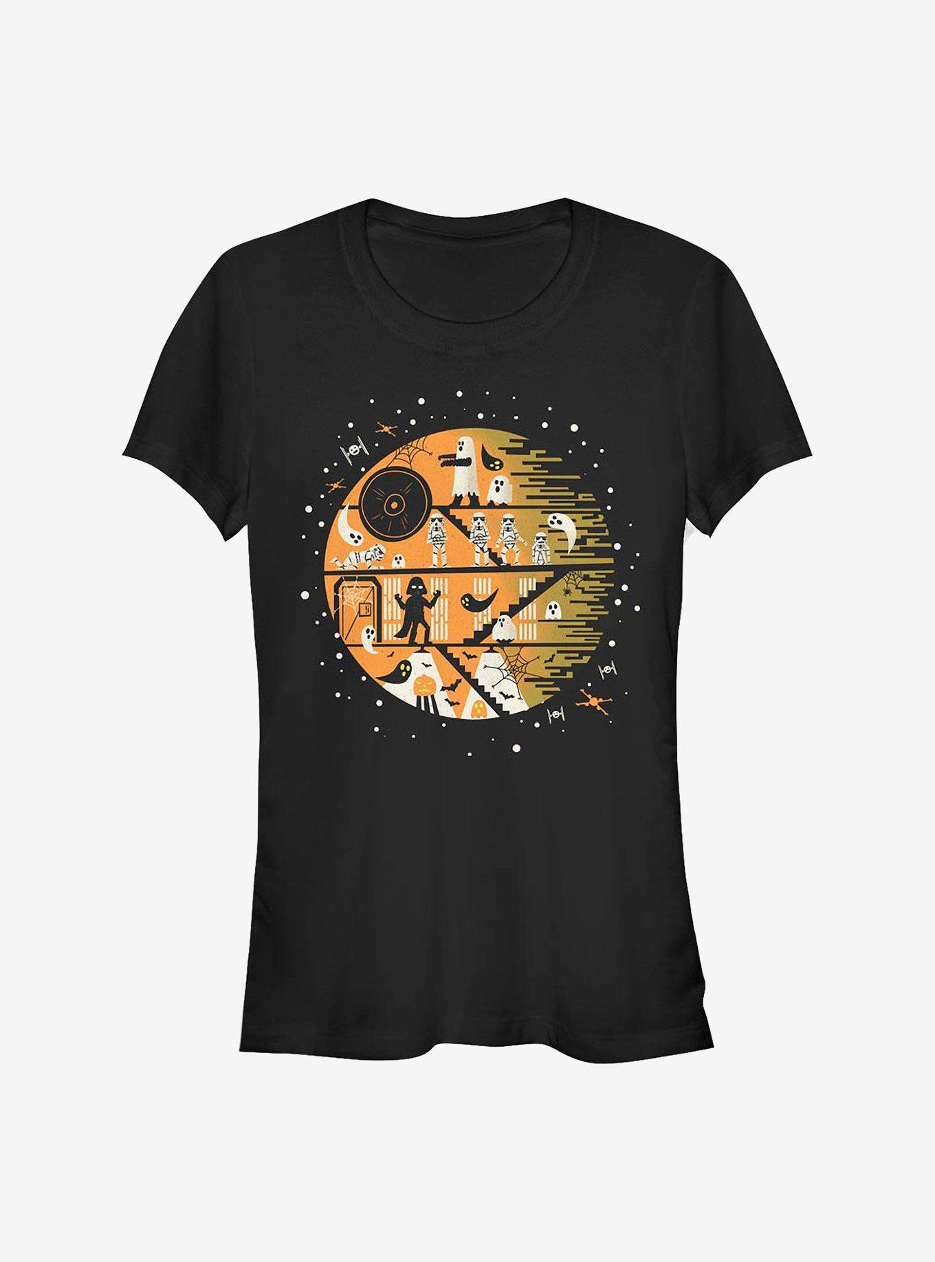 Star Wars Death Star Haunt Girls T-Shirt, BLACK, hi-res