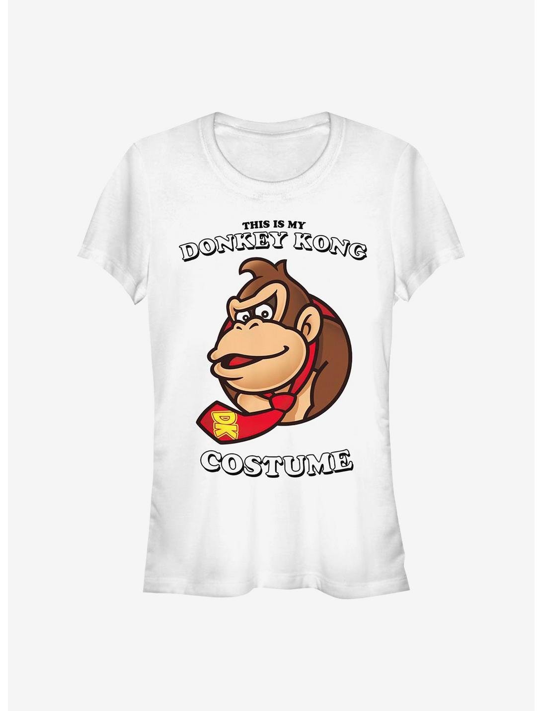 Nintendo Dk Face Girls T-Shirt, WHITE, hi-res
