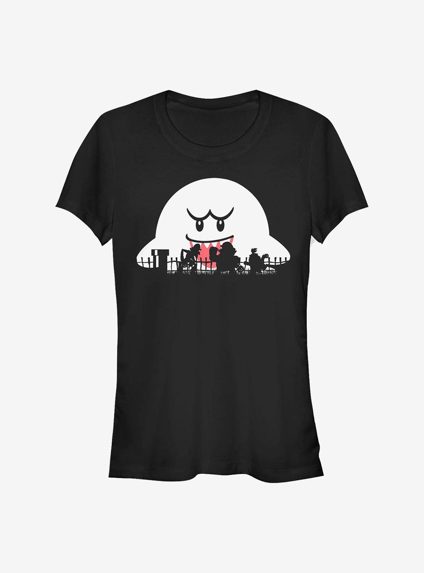 Nintendo Mario Halloween Silhouttes Girls T-Shirt, , hi-res