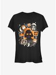 Star Wars Framed Vader Halloween Girls T-Shirt, BLACK, hi-res