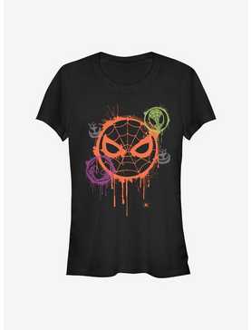 Marvel Avengers Spooky Spider Stencil Girls T-Shirt, , hi-res