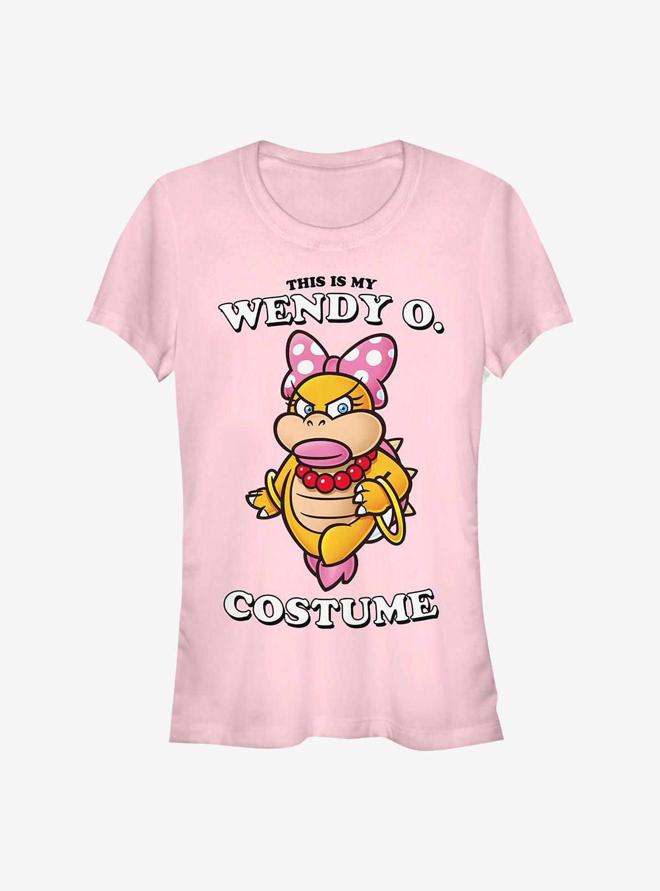 Nintendo Wendy Face Girls T-Shirt, LIGHT PINK, hi-res