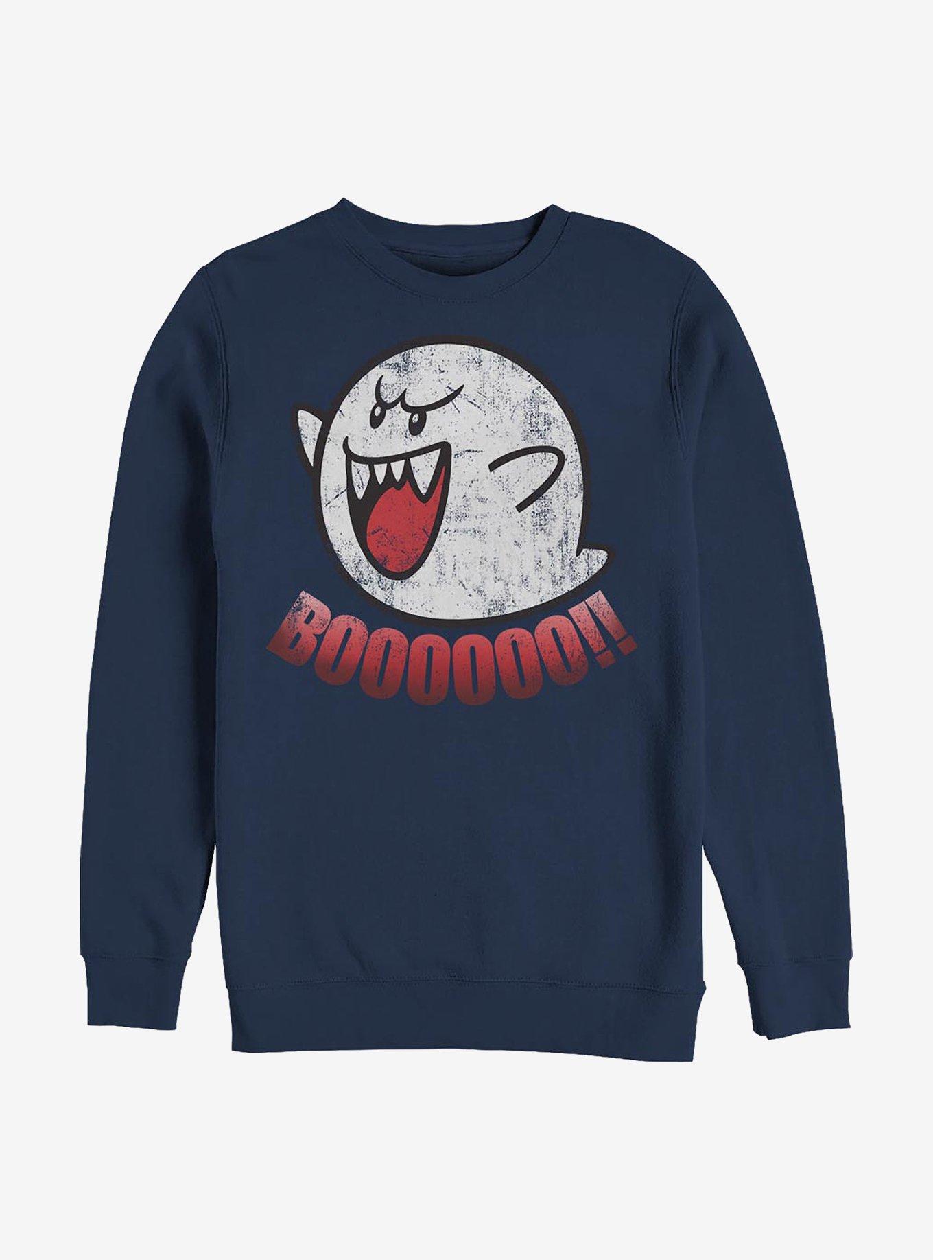 Nintendo Boo Ghost Sweatshirt, NAVY, hi-res
