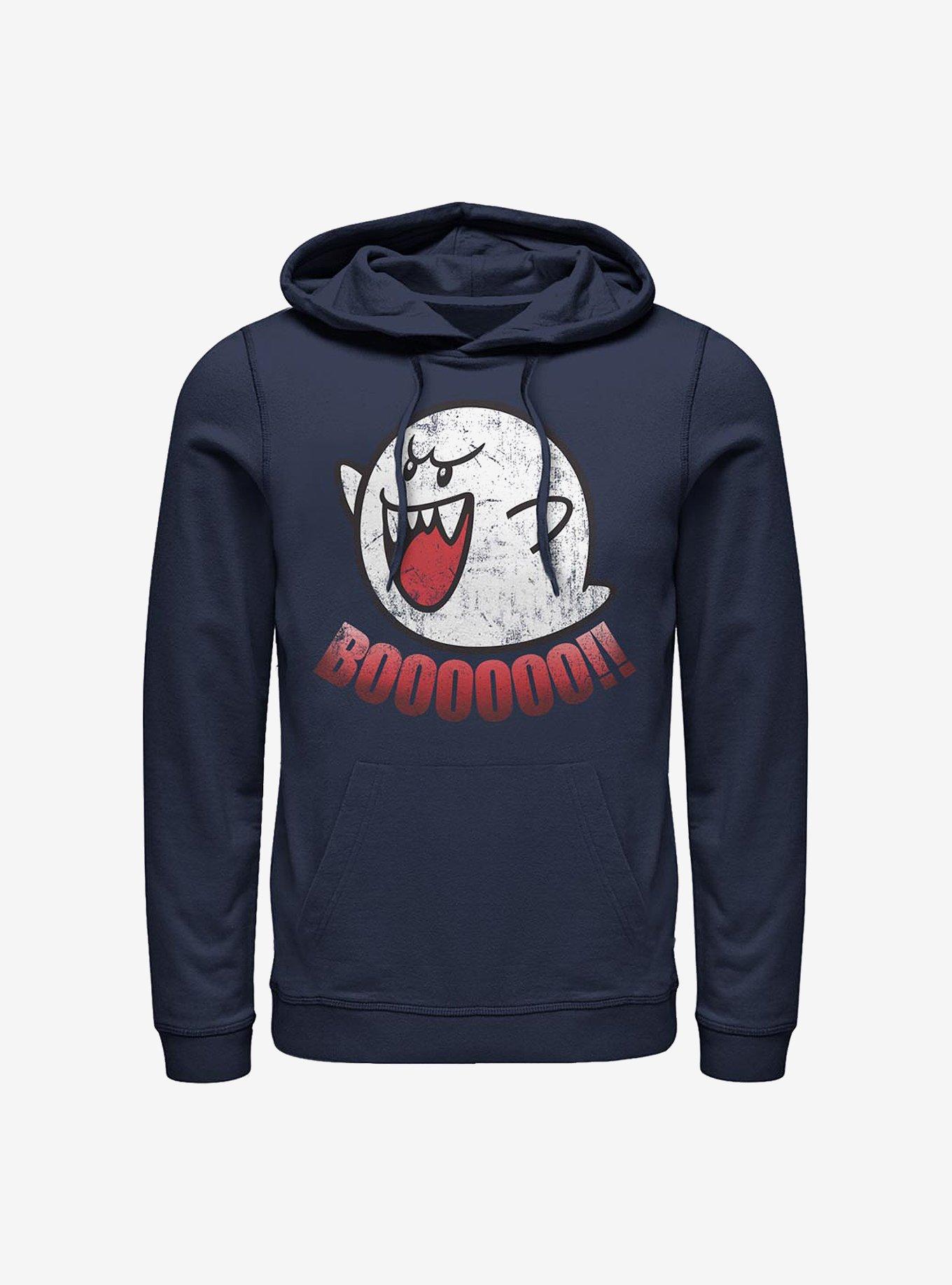 Nintendo Boo Ghost Hoodie, NAVY, hi-res