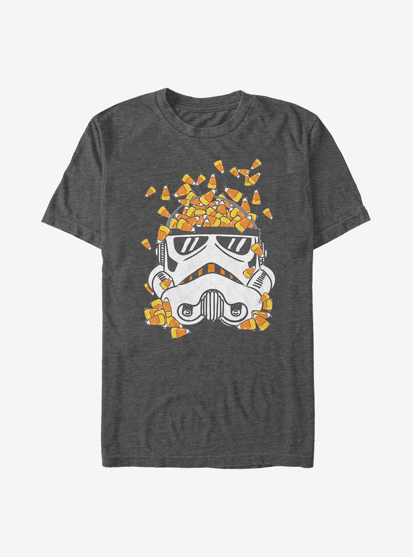 Star Wars Candy Corn Trooper T-Shirt, CHAR HTR, hi-res