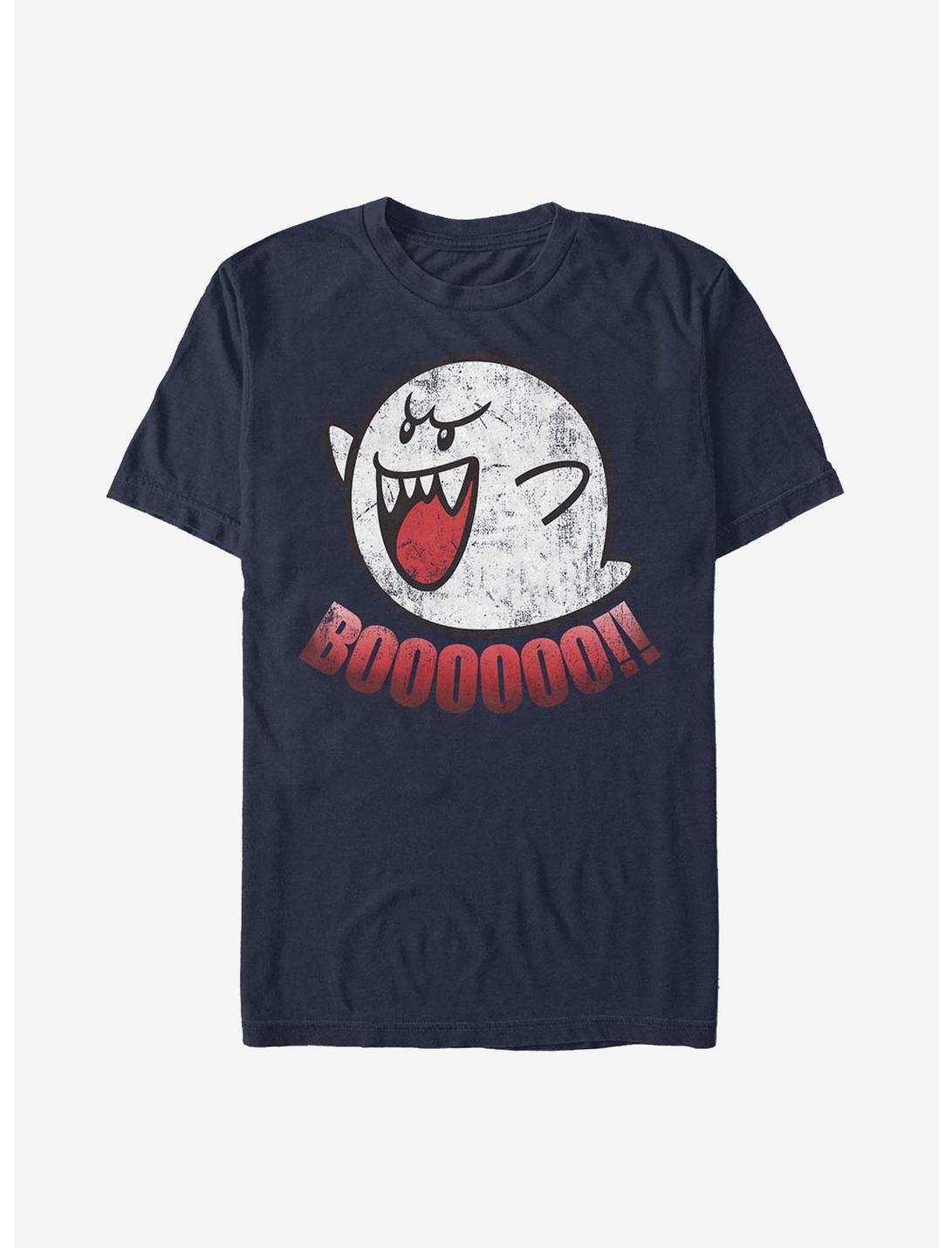 Nintendo Boo Ghost T-Shirt, NAVY, hi-res