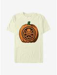 Marvel Avengers Skull Pumpkin T-Shirt, NATURAL, hi-res