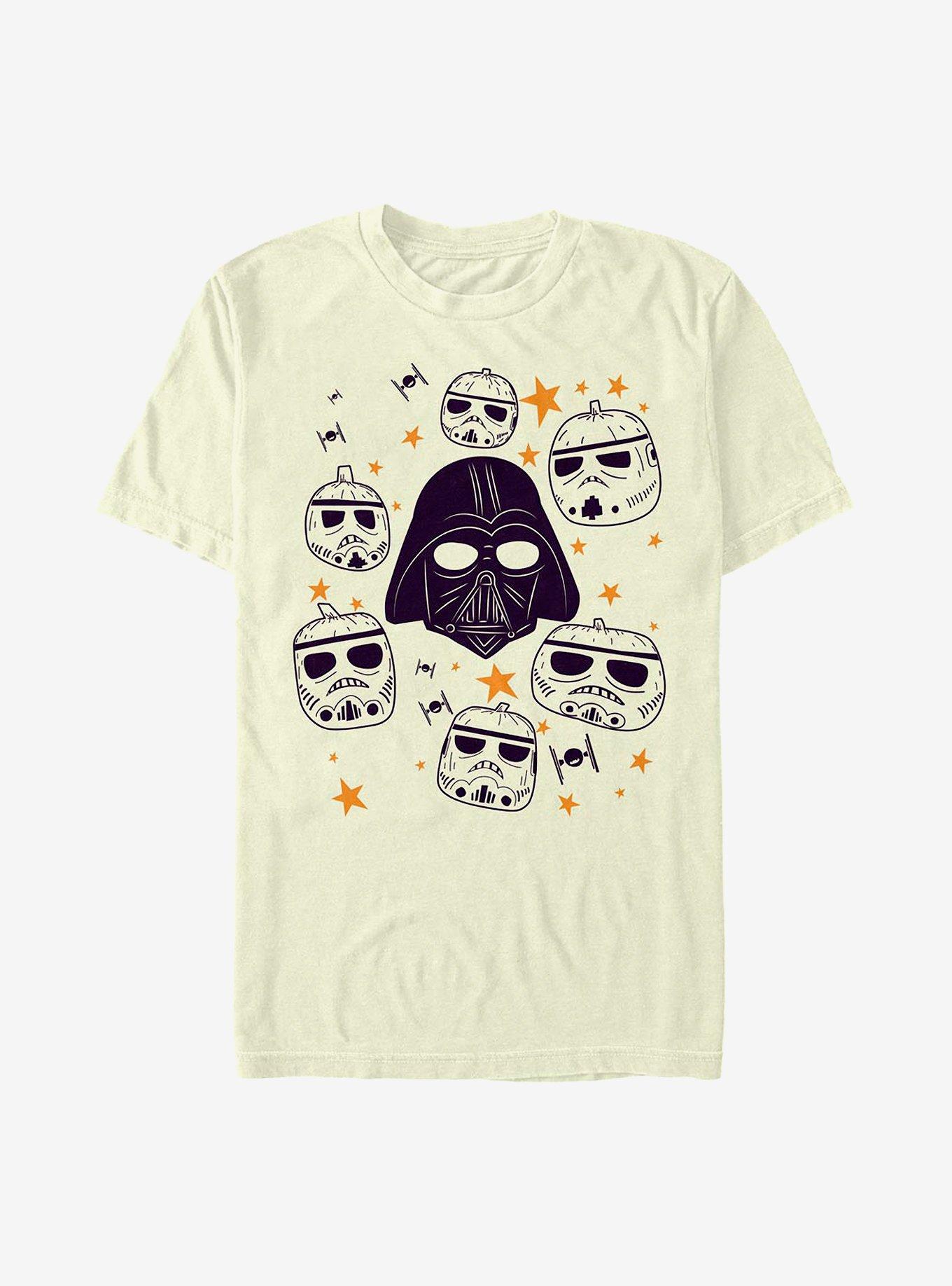 Star Wars Pumpkin Stormtroopers T-Shirt, NATURAL, hi-res