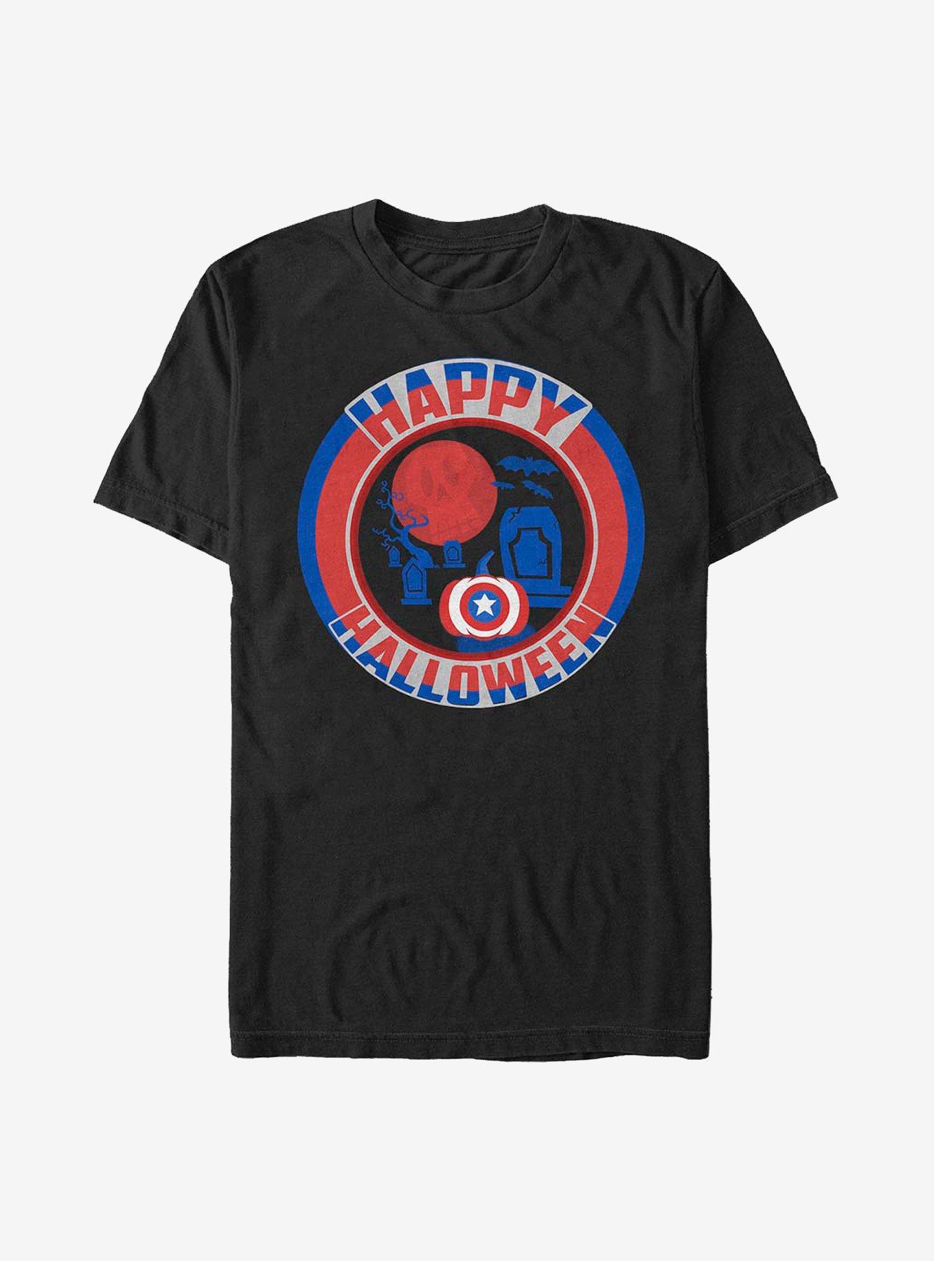 Marvel Captain America Cappy Halloween T-Shirt, BLACK, hi-res