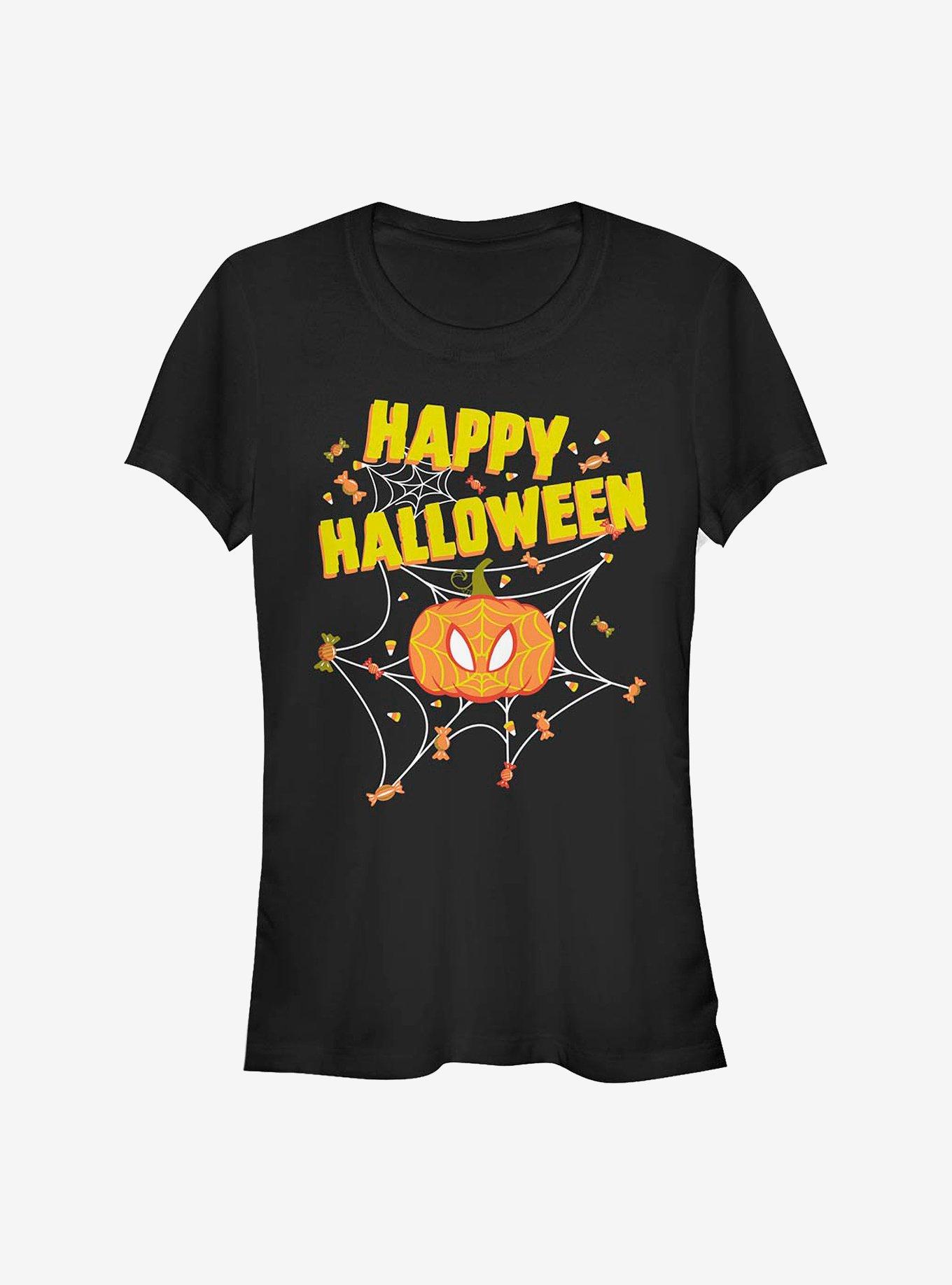 Marvel Spider-Man Candy Web Girls T-Shirt, BLACK, hi-res