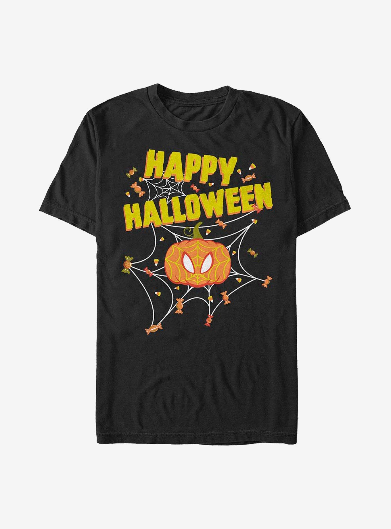 Marvel Spider-Man Candy Web T-Shirt, BLACK, hi-res