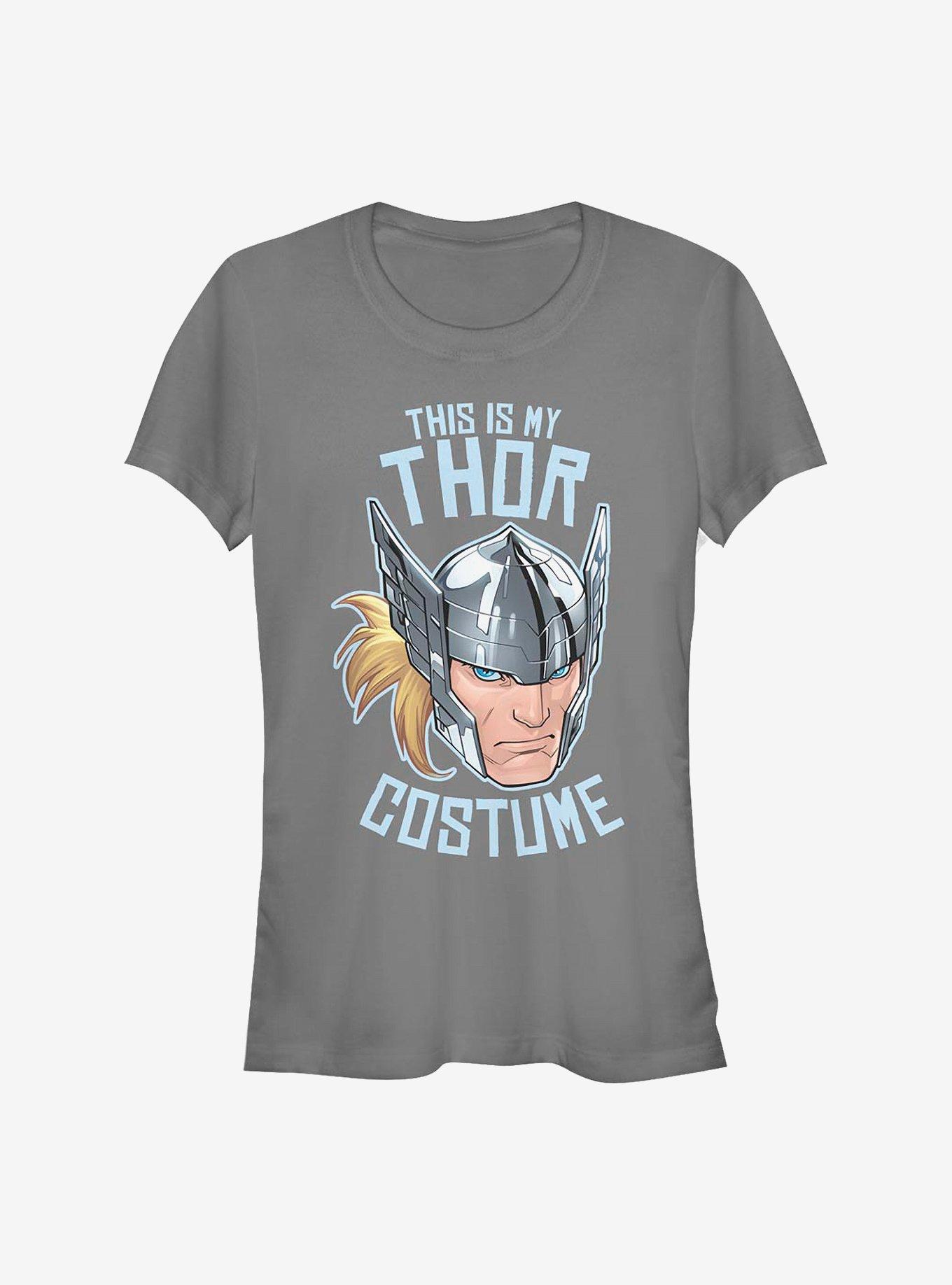 Marvel Thor Thor Costume Girls T-Shirt, CHARCOAL, hi-res