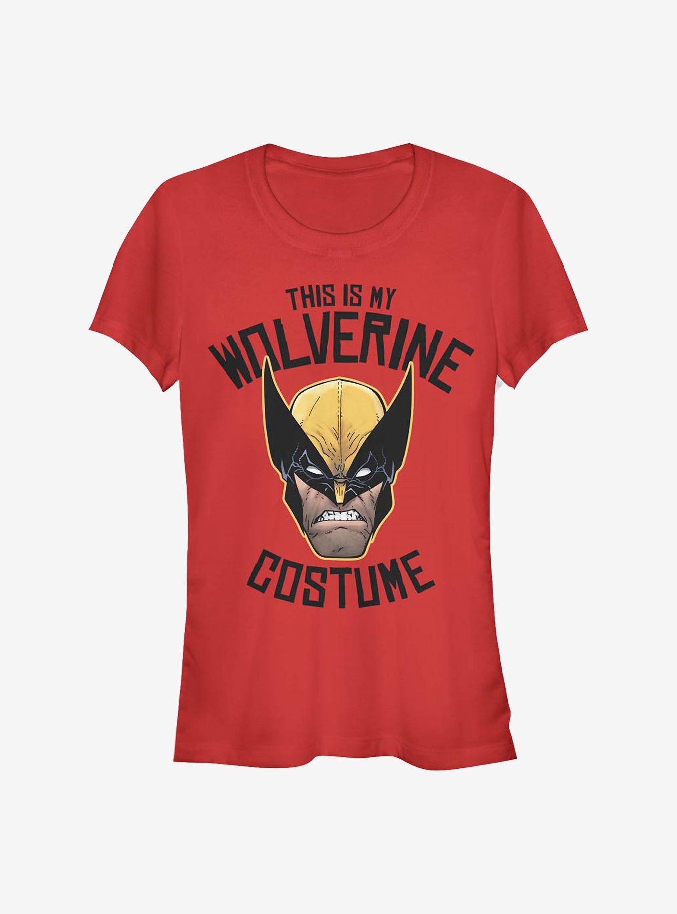 Marvel Wolverine Is Costume Girls T-Shirt