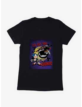 Sonic The Hedgehog Sonic, Doctor Eggman And The Full Moon Womens T-Shirt, , hi-res