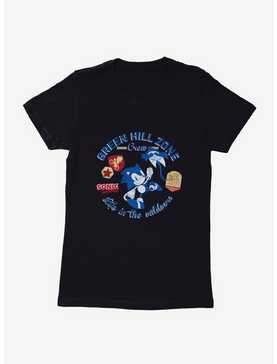 Sonic The Hedgehog Sonic Green Hill Zone Crew Womens T-Shirt, , hi-res