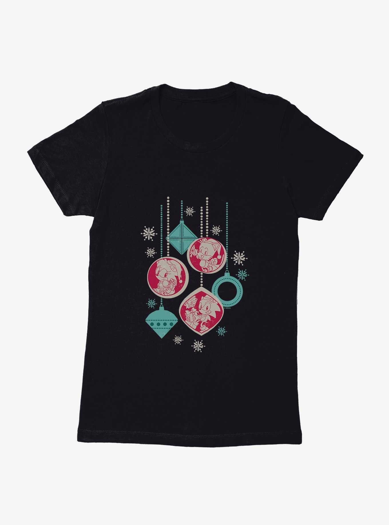 Sonic The Hedgehog Sonic, Tails and Amy Rose Ornaments Womens T-Shirt, , hi-res