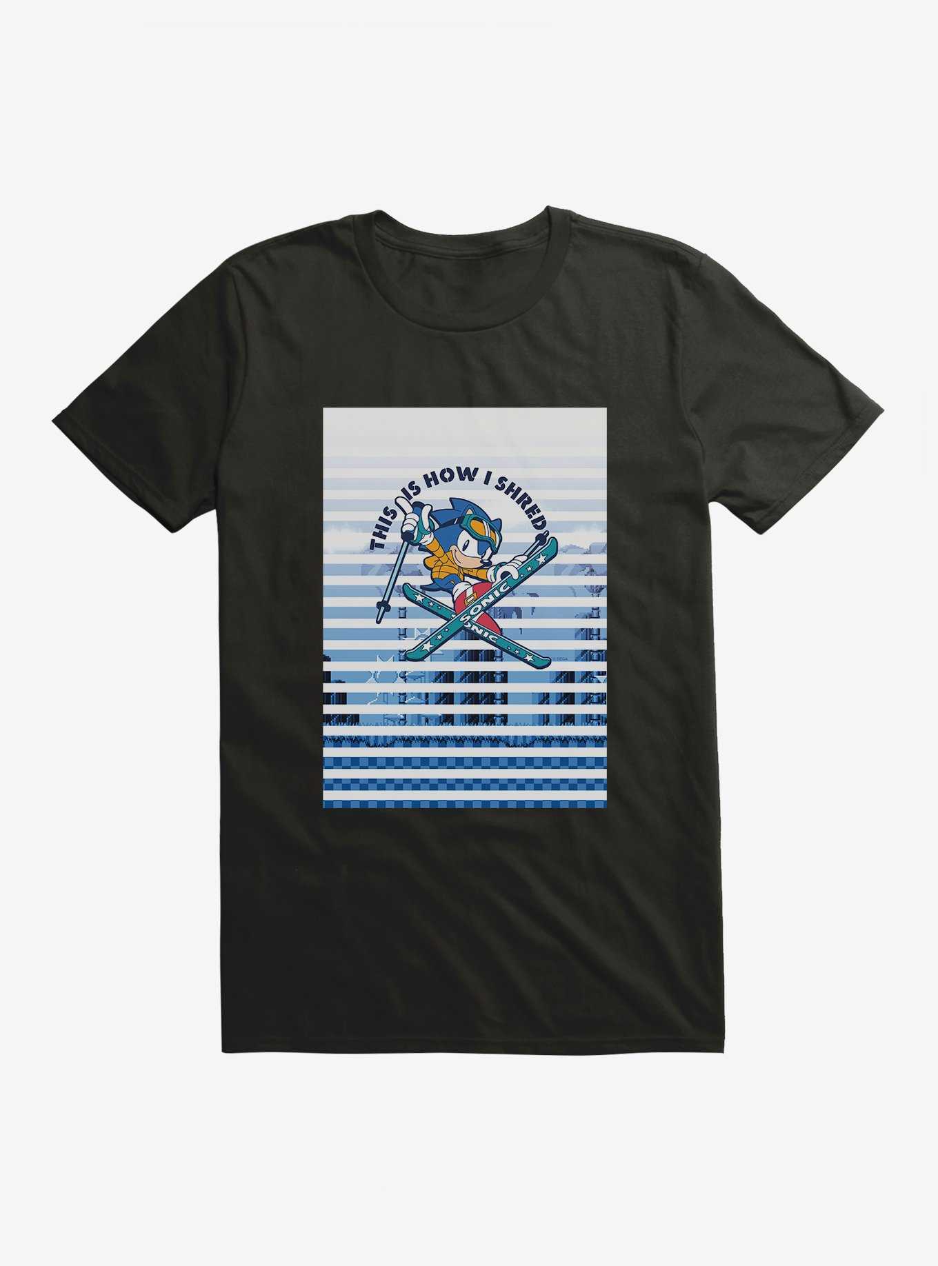 Sonic The Hedgehog Sonic Skiing T-Shirt, , hi-res