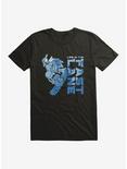 Sonic The Hedgehog Sonic Snowboarding In The Fast Lane T-Shirt, BLACK, hi-res
