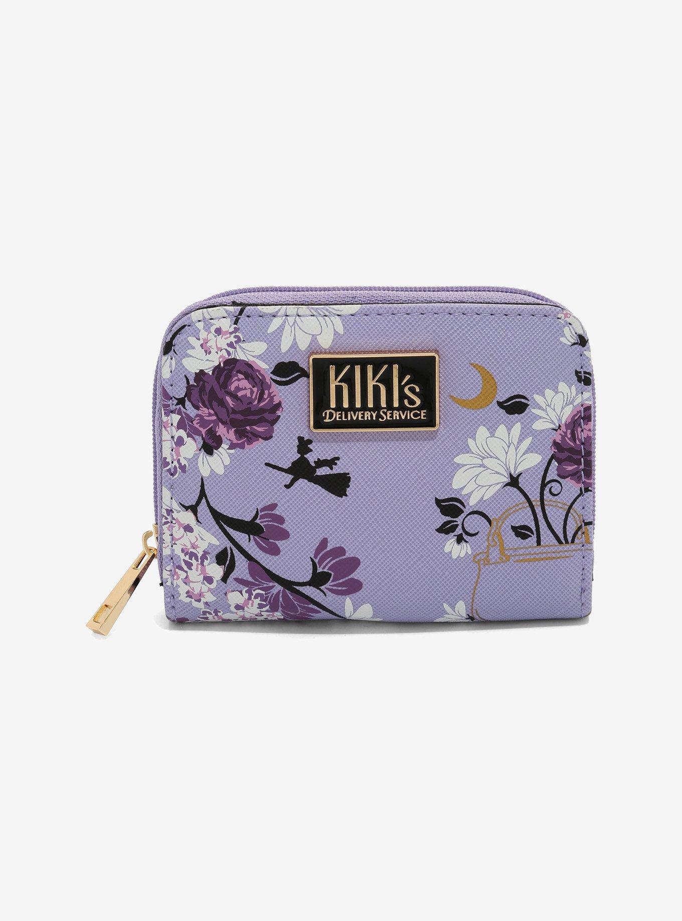 Studio Ghibli Kiki s Delivery Service Floral Mini Zip Wallet Hot Topic