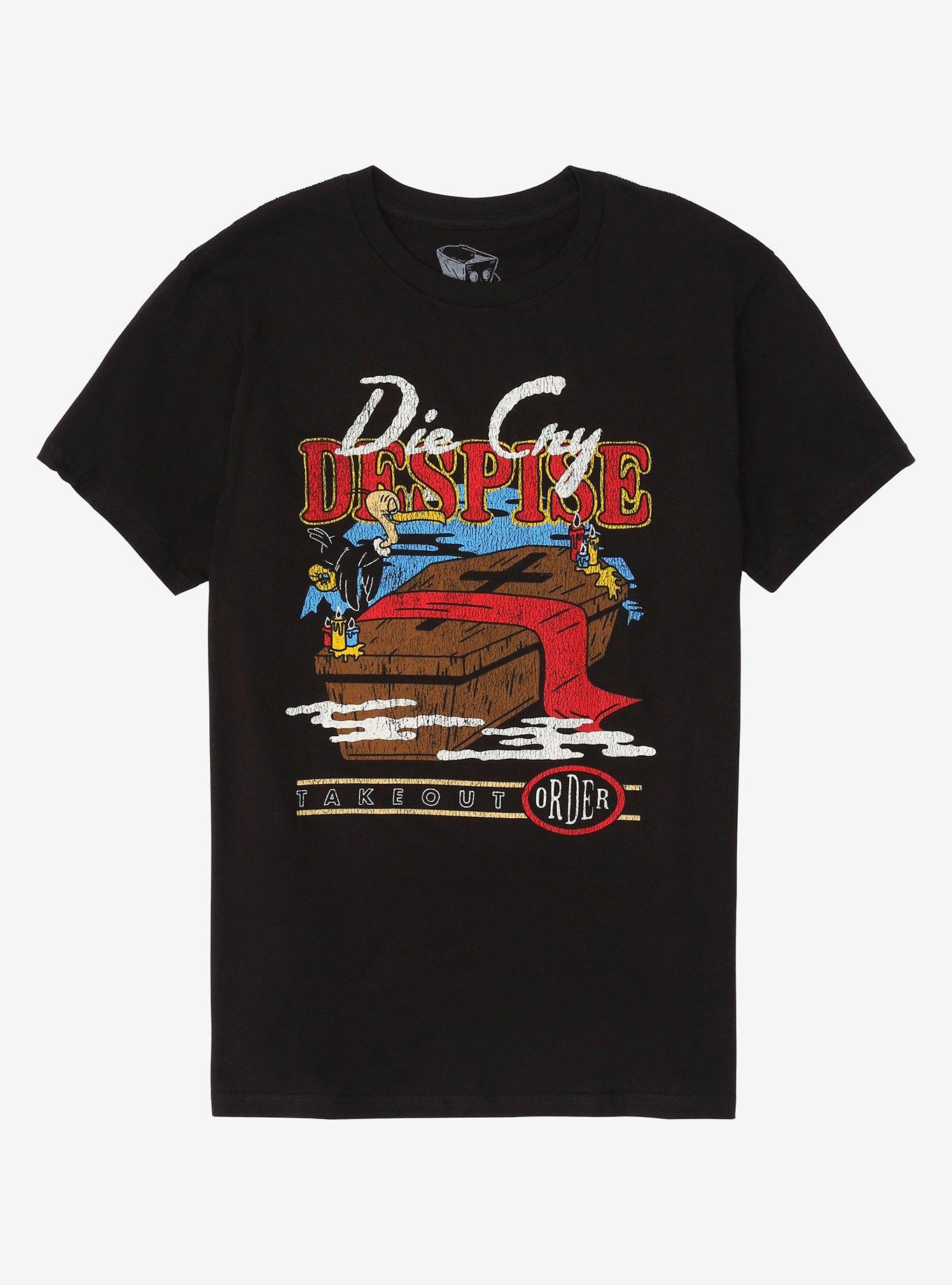 Die Cry Despise T-Shirt By Takeout Order, MULTI, hi-res