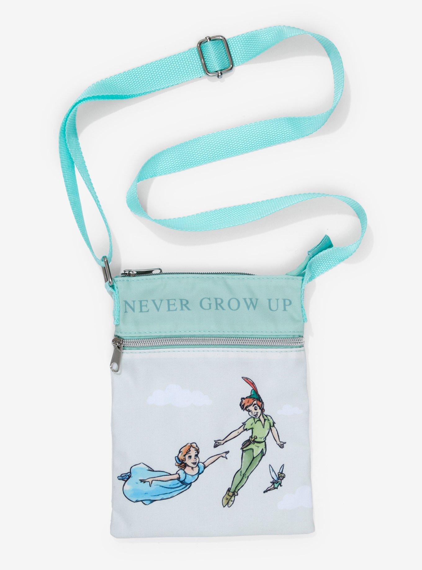 Loungefly Disney Peter Pan Never Grow Up Passport Crossbody Bag, , hi-res