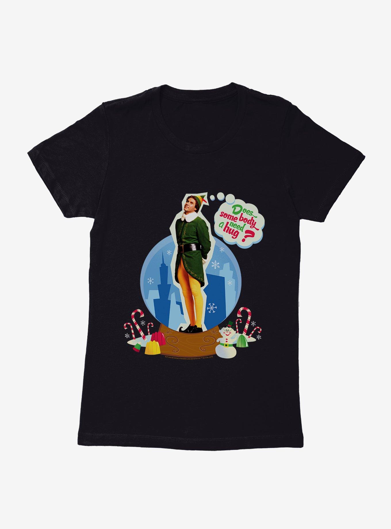 Elf Someone Need A Hug Womens T-Shirt, , hi-res