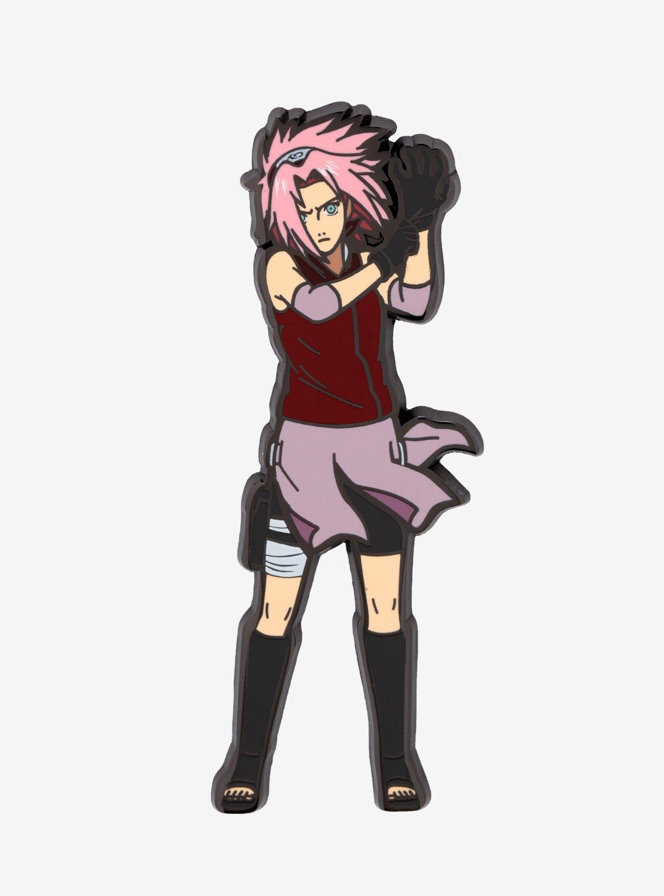 FiGPiN Naruto Shippuden Sakura Collectible Enamel Pin, , hi-res