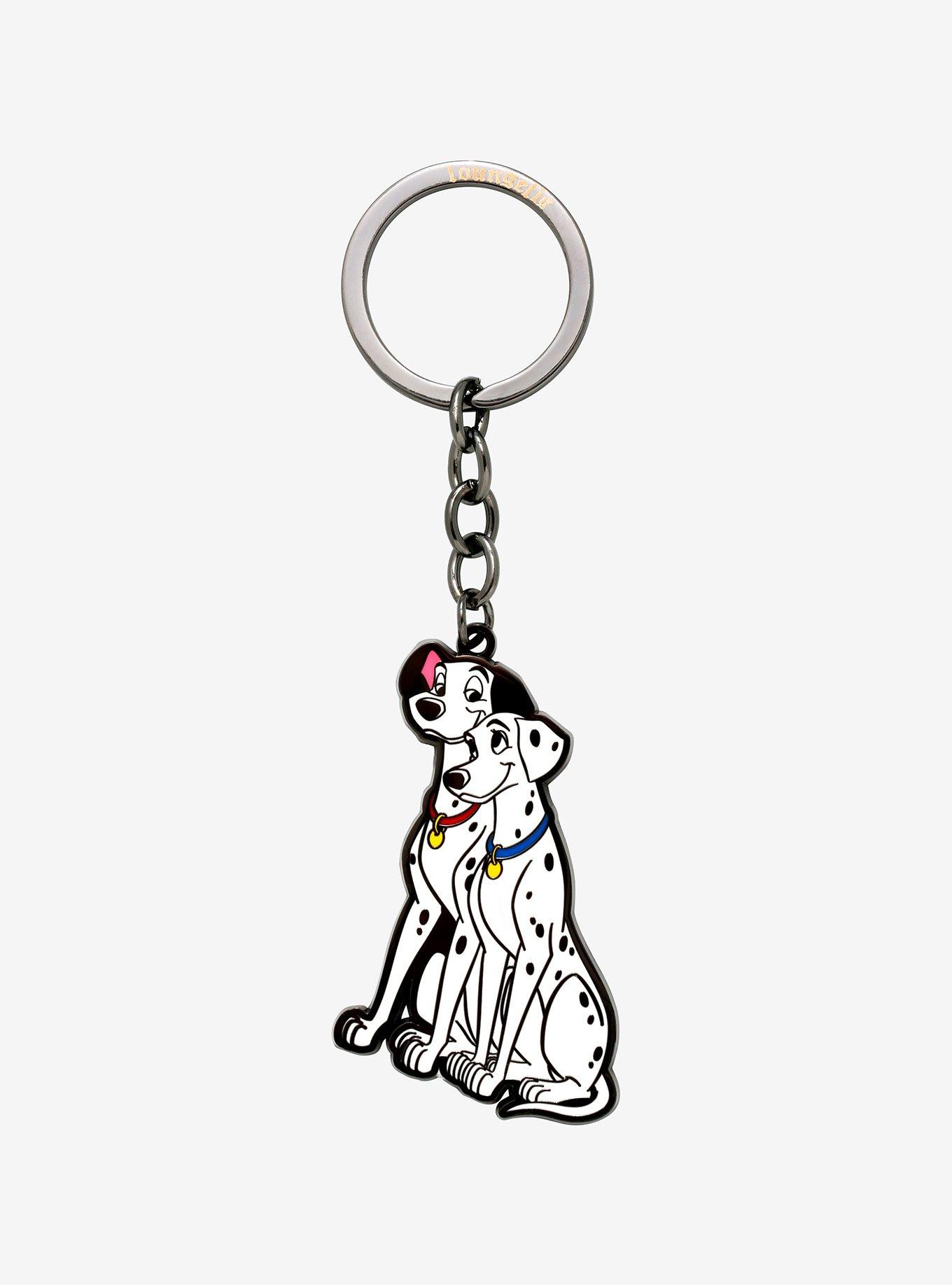 Dalmatian Dog Keyring Charm