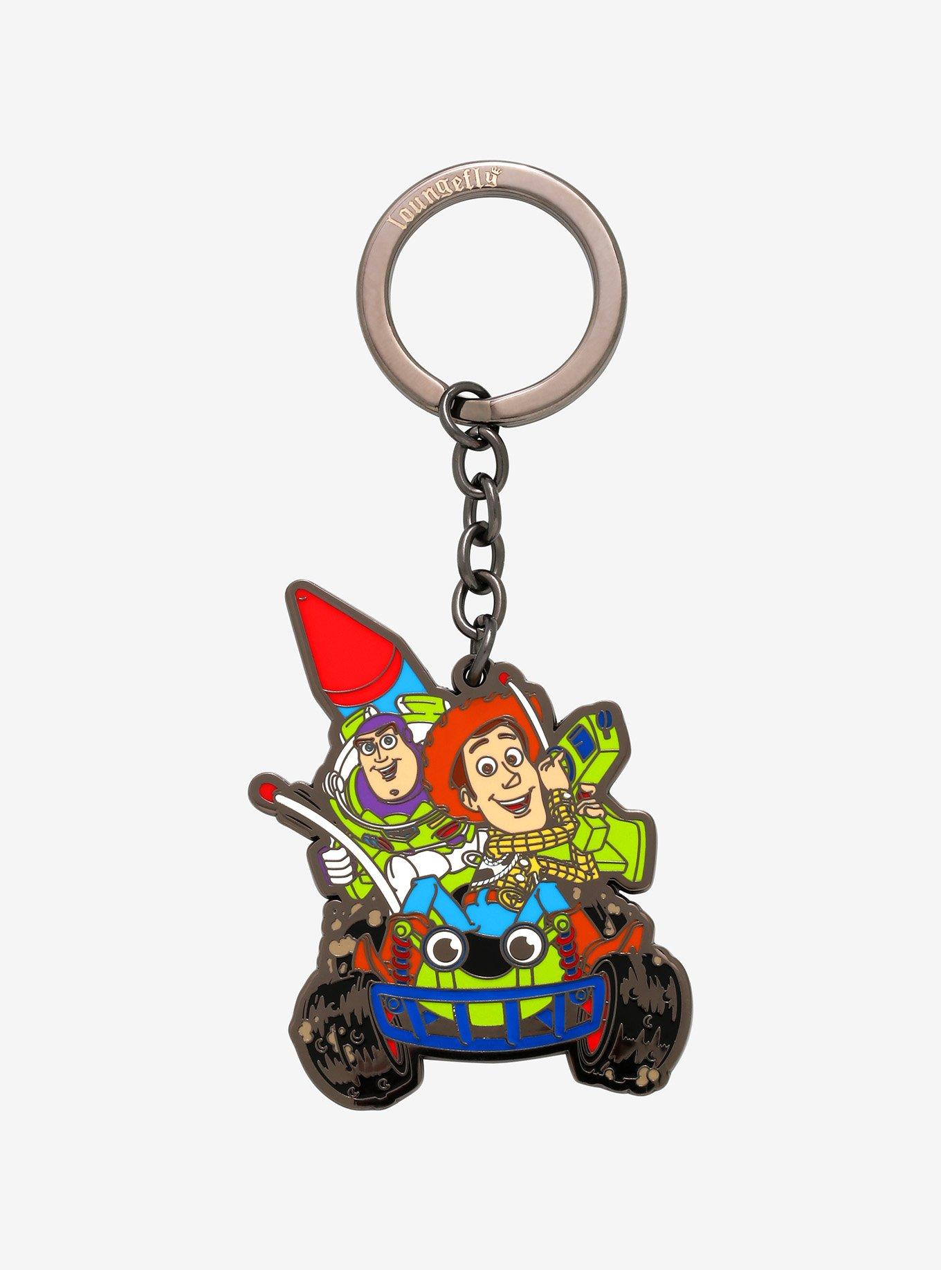 Loungefly Disney Pixar Toy Story Buzz & Woody Key Chain, , hi-res