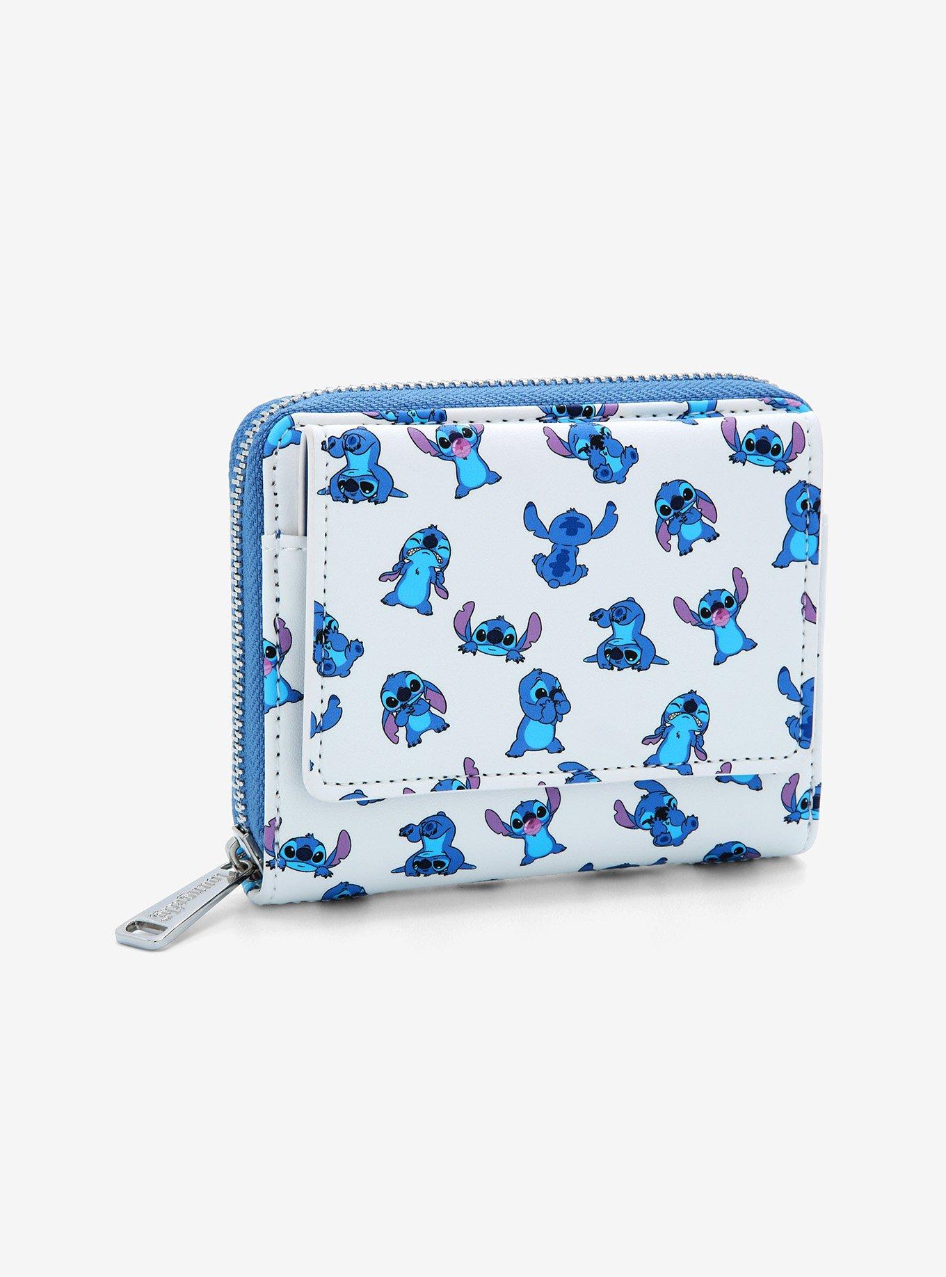 Disney: Lilo & Stitch - Stitch Smiling Pose Canvas Zipper Wallet