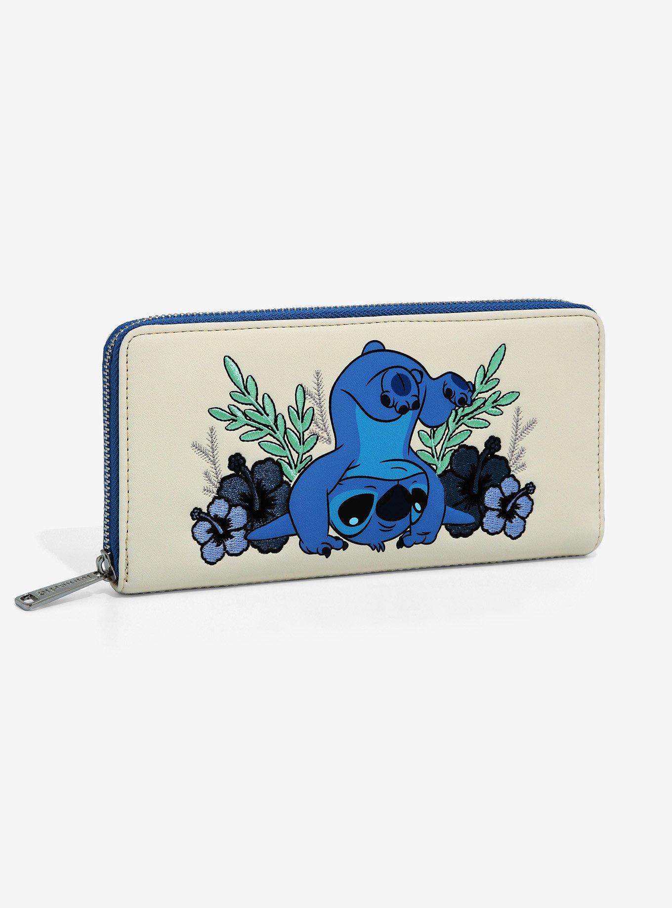 Loungefly Disney Lilo & Stitch Upside Down Zip Wallet - BoxLunch 