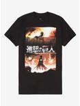 Attack On Titan Season 1 Poster T-Shirt, BLACK, hi-res