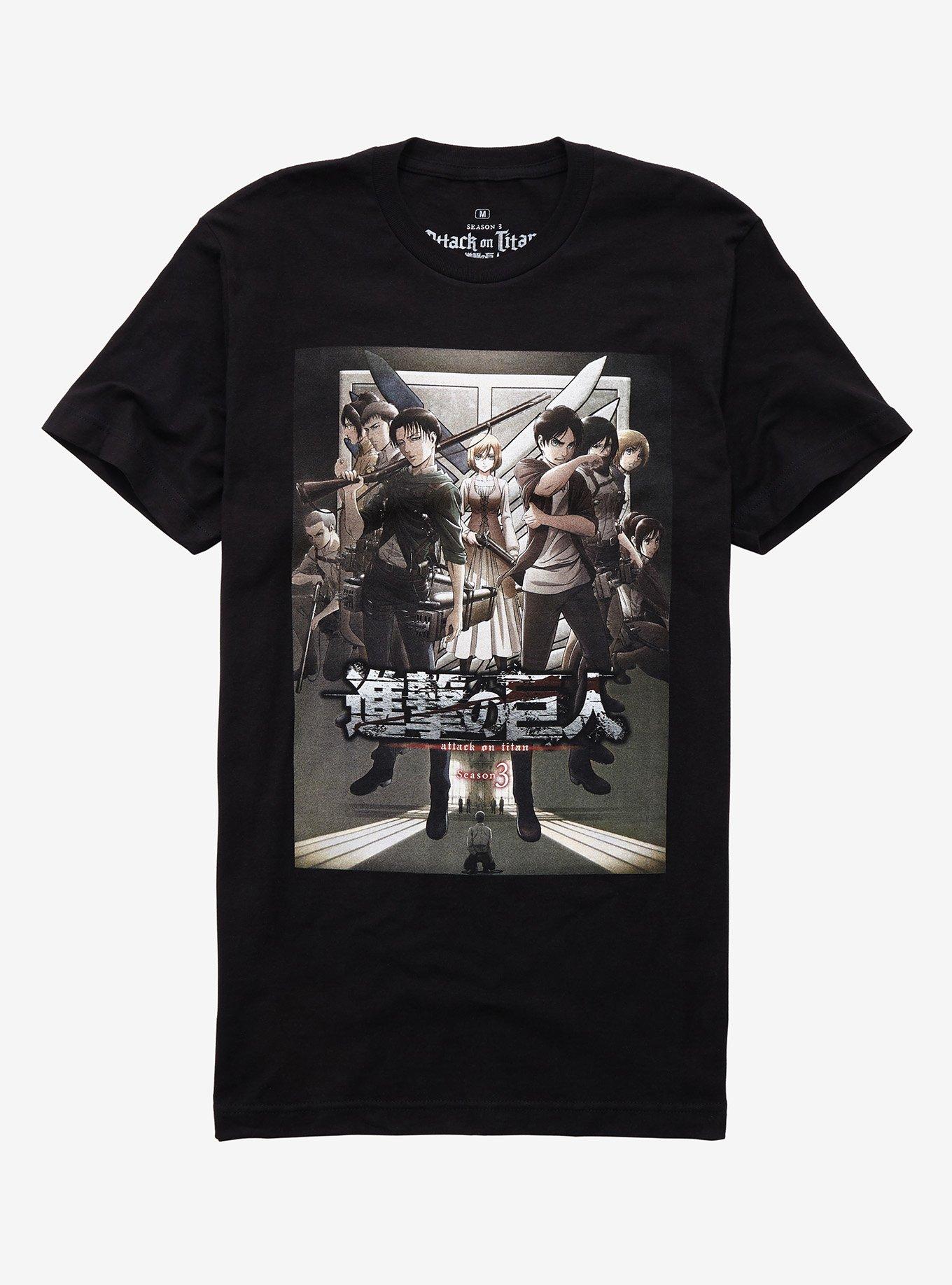 Attack On Titan Season 3 T Shirt Hot Topic