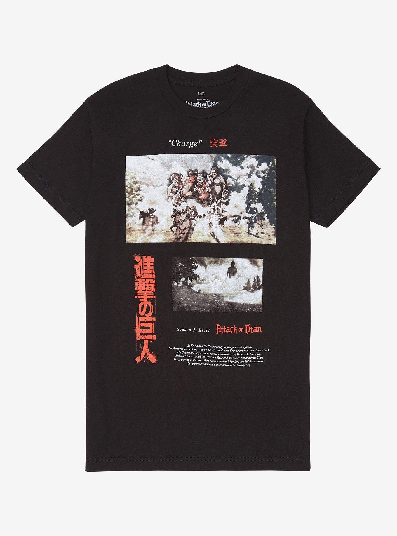 Attack On Titan Season 2 Episode 11 T-Shirt, BLACK, hi-res