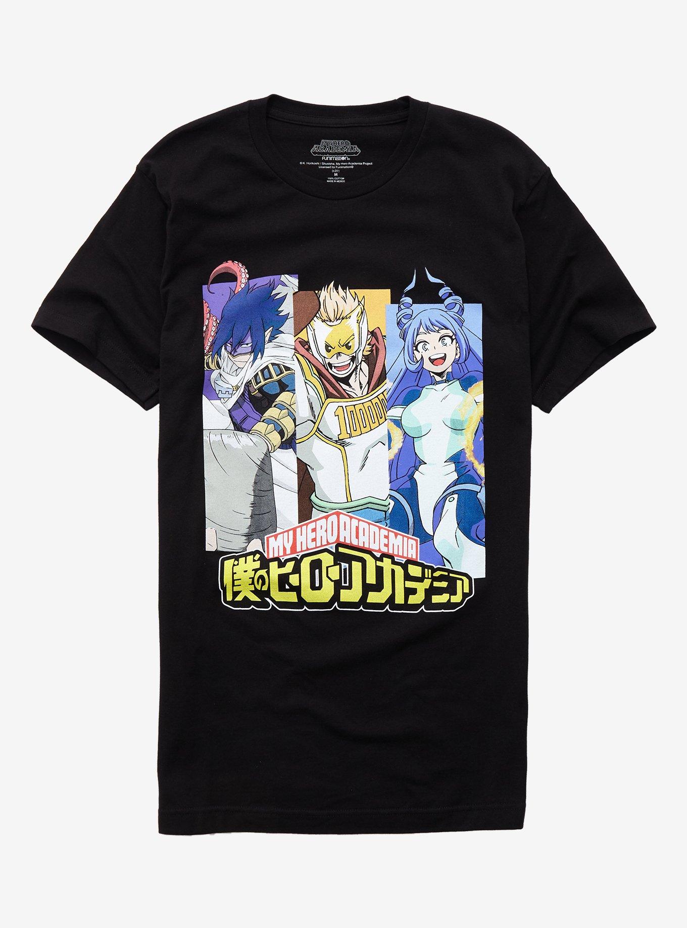 My Hero Academia The Big 3 T-Shirt, BLACK, hi-res view 1