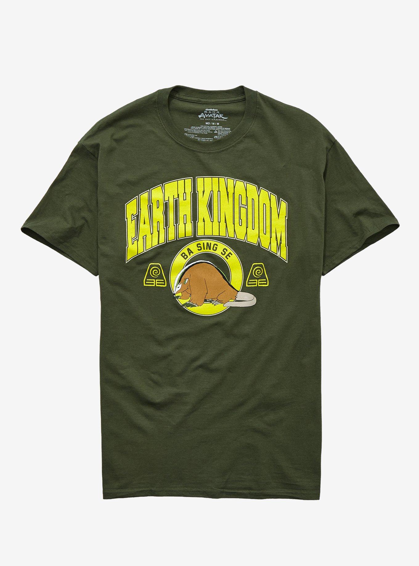 Avatar: The Last Airbender Earth Kingdom T-Shirt, OLIVE, hi-res
