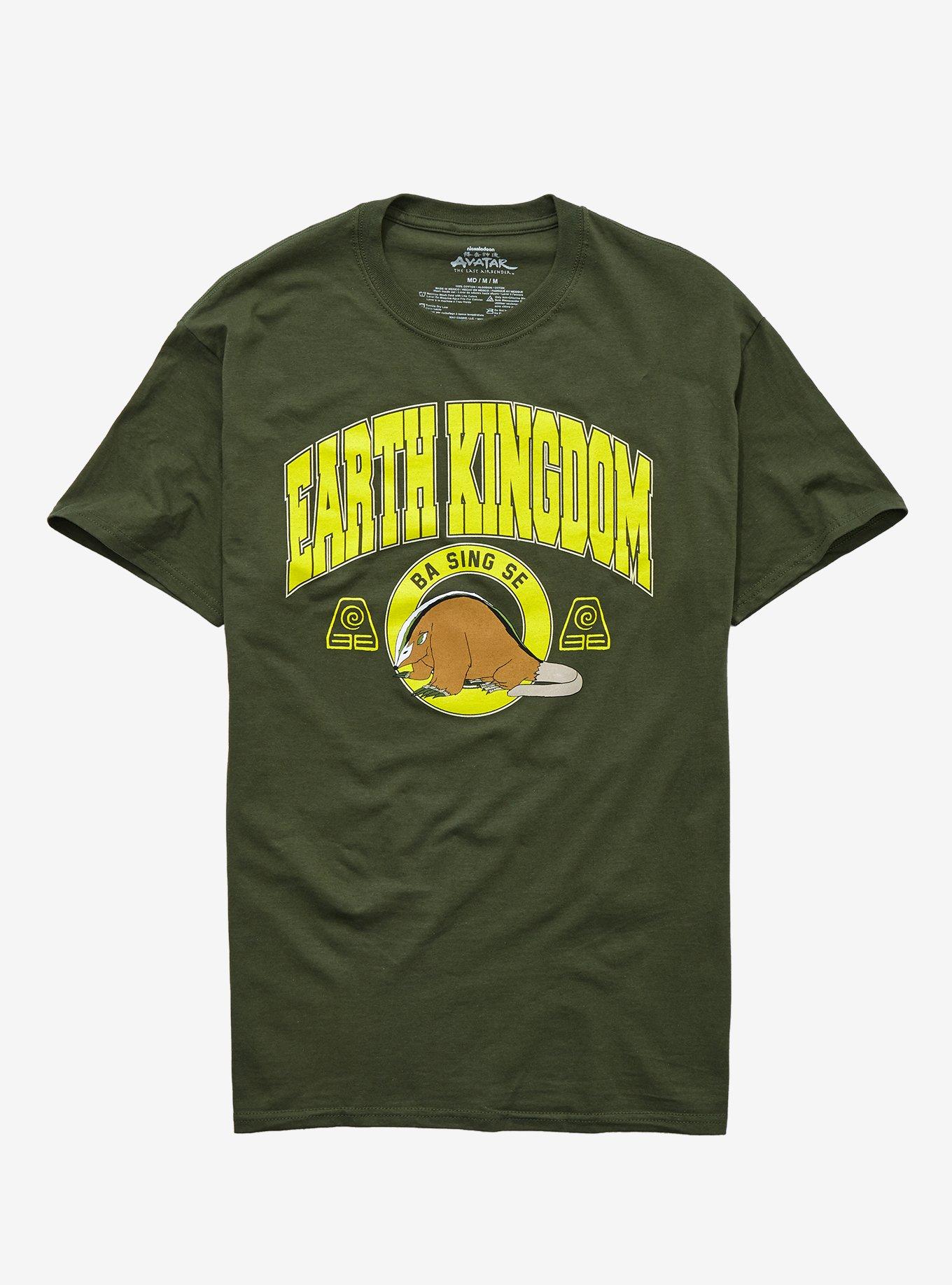 Avatar: The Last Airbender Earth Kingdom T-Shirt, OLIVE, hi-res