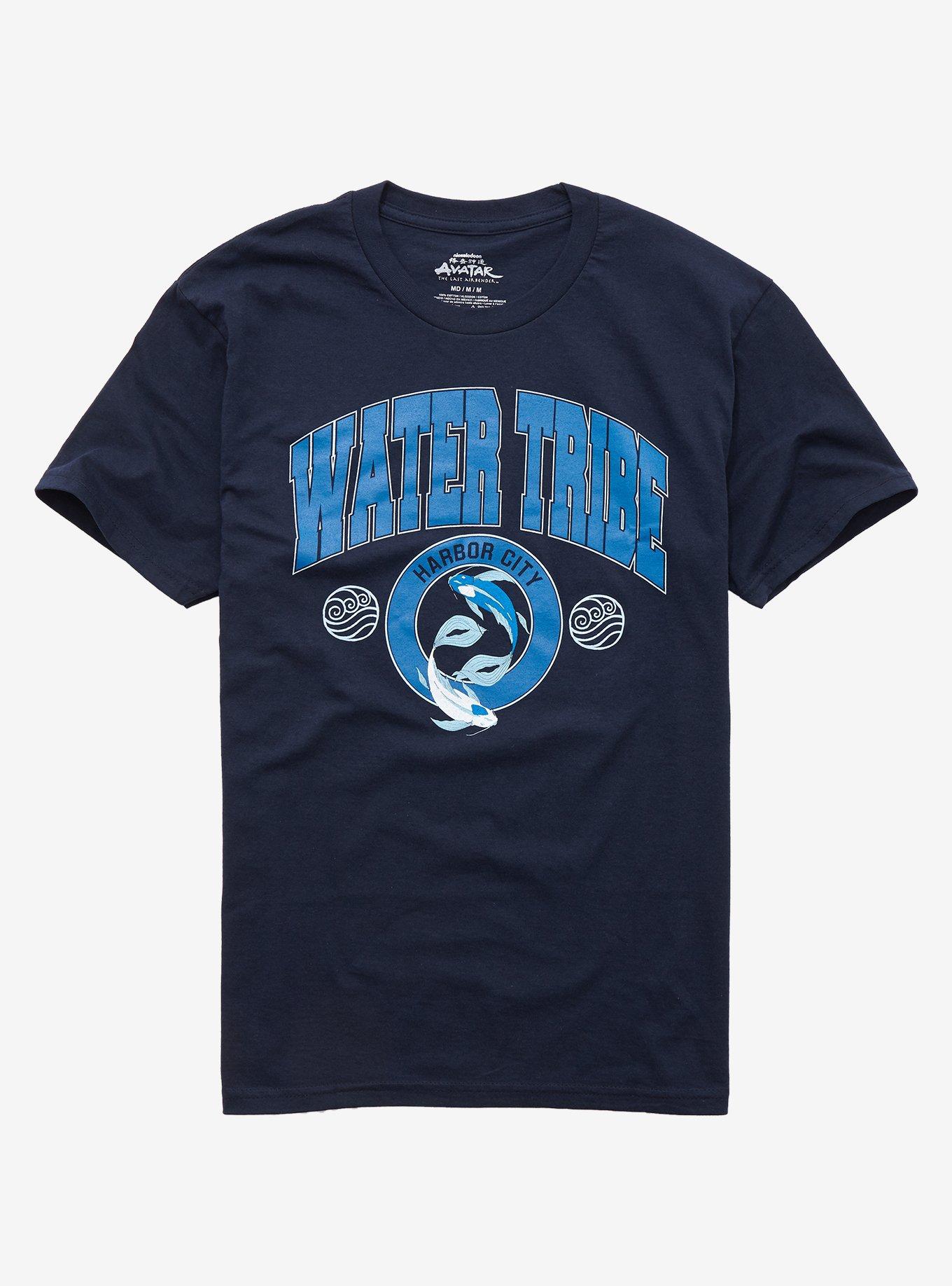 Avatar: The Last Airbender Water Tribe Harbor City T-Shirt, NAVY, hi-res