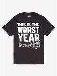 All Elite Wrestling SoCal Uncensored Worst Year Ever T-Shirt, BLACK, hi-res