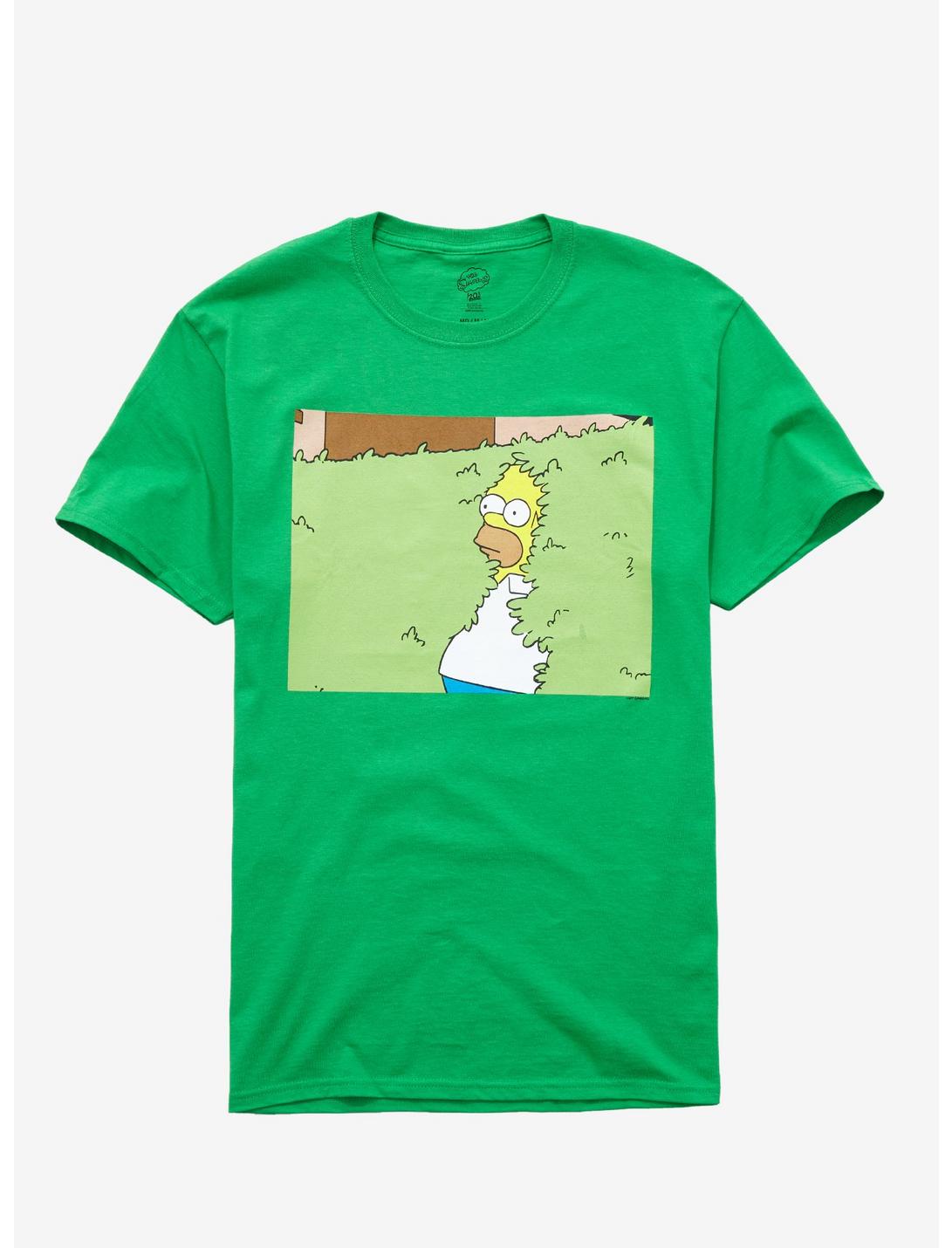 The Simpsons Homer Backs Into The Bushes T-Shirt | Hot Topic