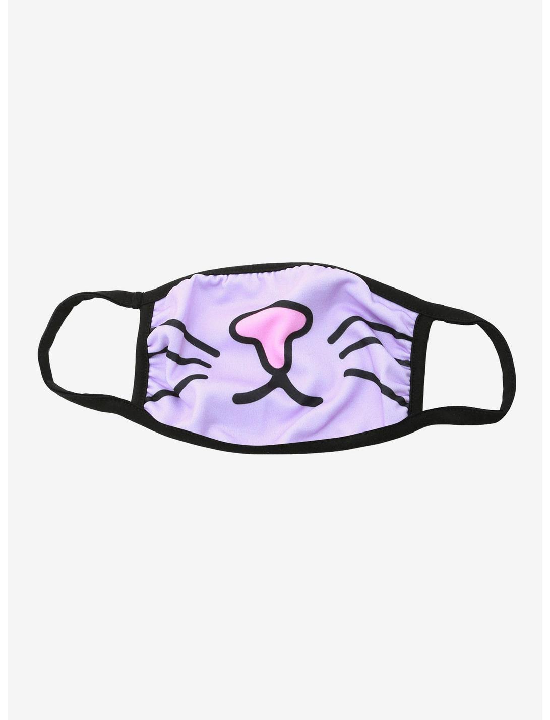 Purple Cat Youth Fashion Face Mask, , hi-res