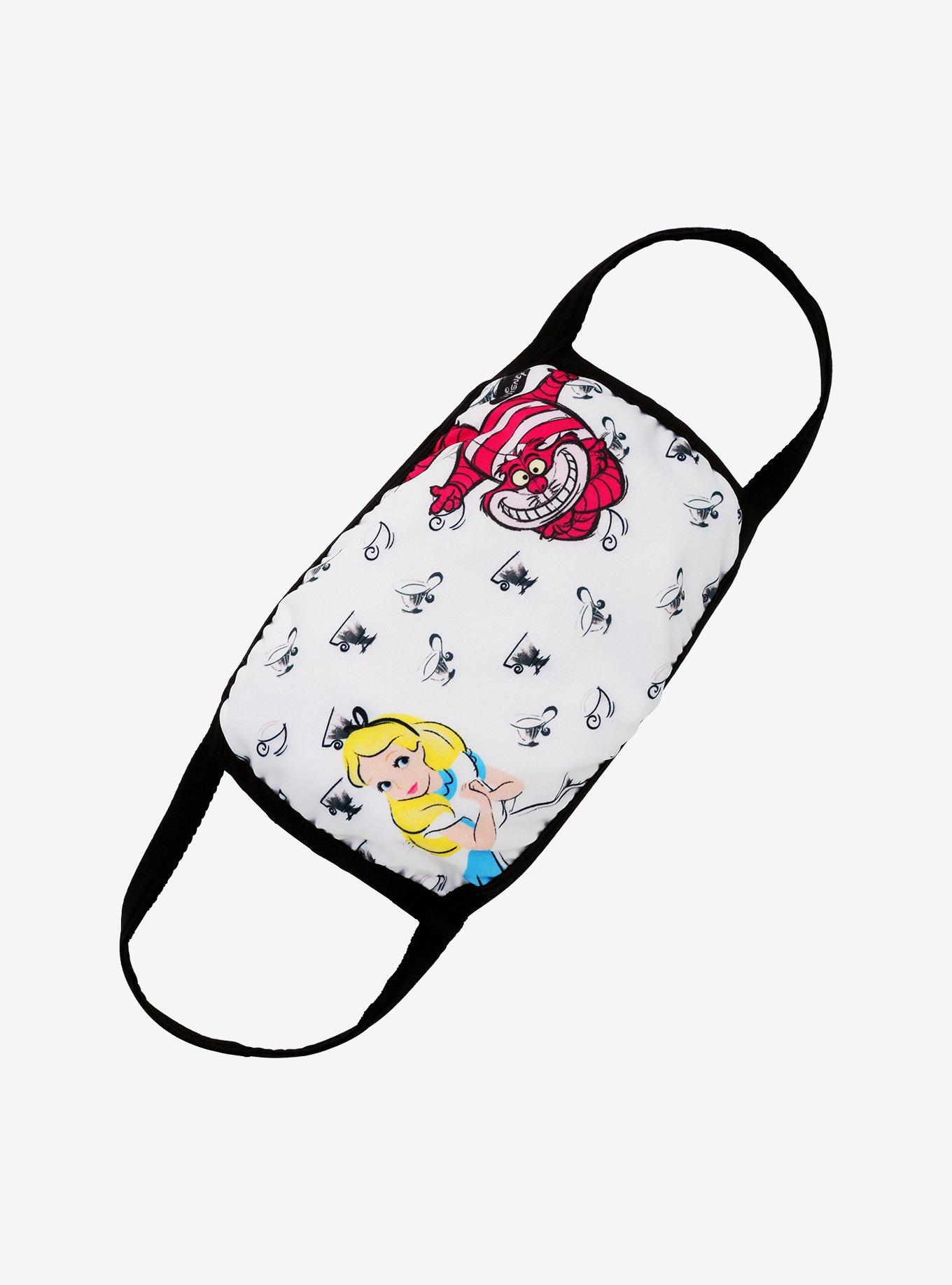 Disney Alice In Wonderland Alice & Cheshire Cat Fashion Face Mask, , hi-res