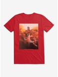 Star Trek The Wrath of Khan Movie Poster T-Shirt, RED, hi-res