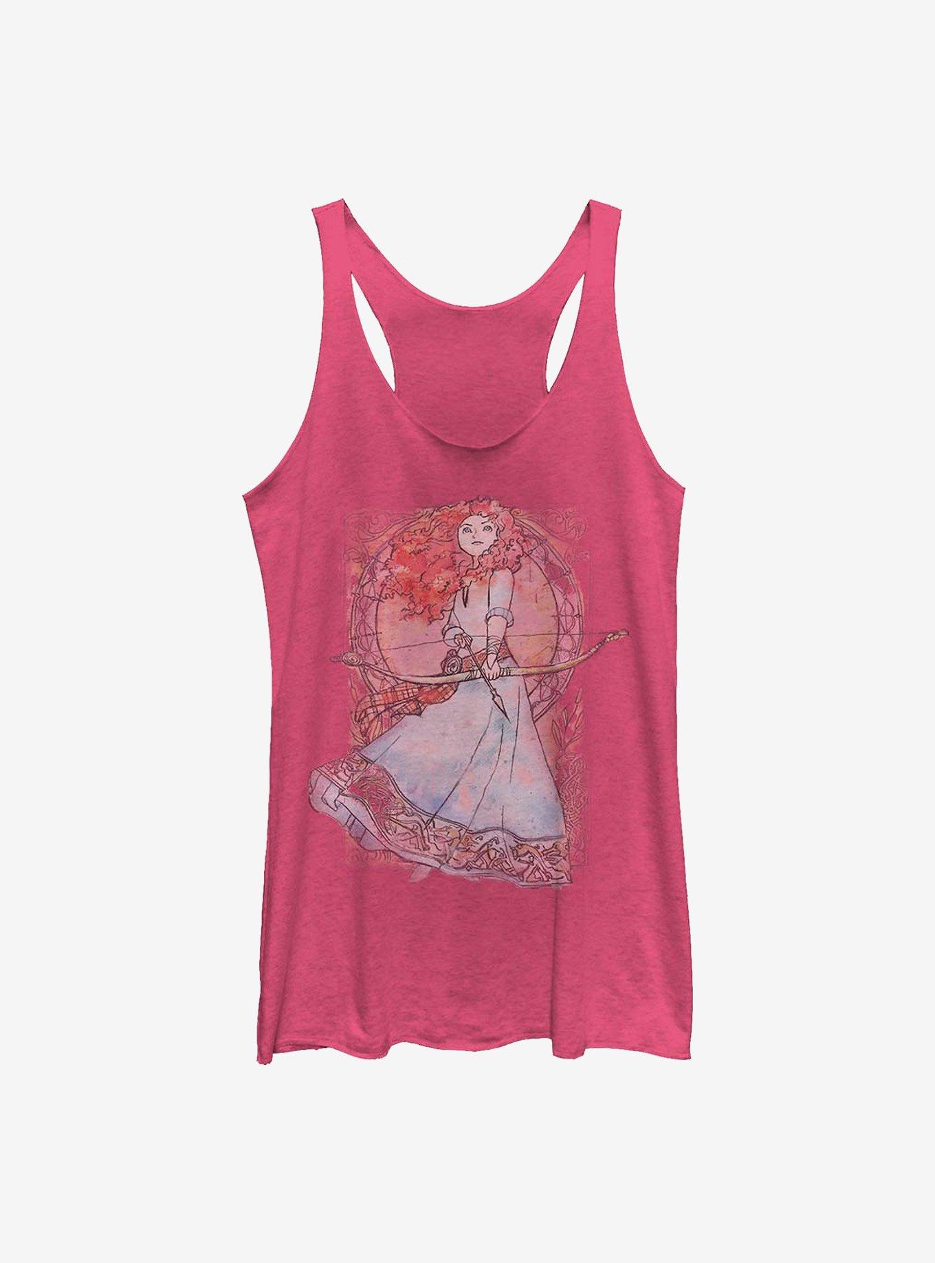 Disney Pixar Brave Watercolor Brave Womens Tank Top, , hi-res