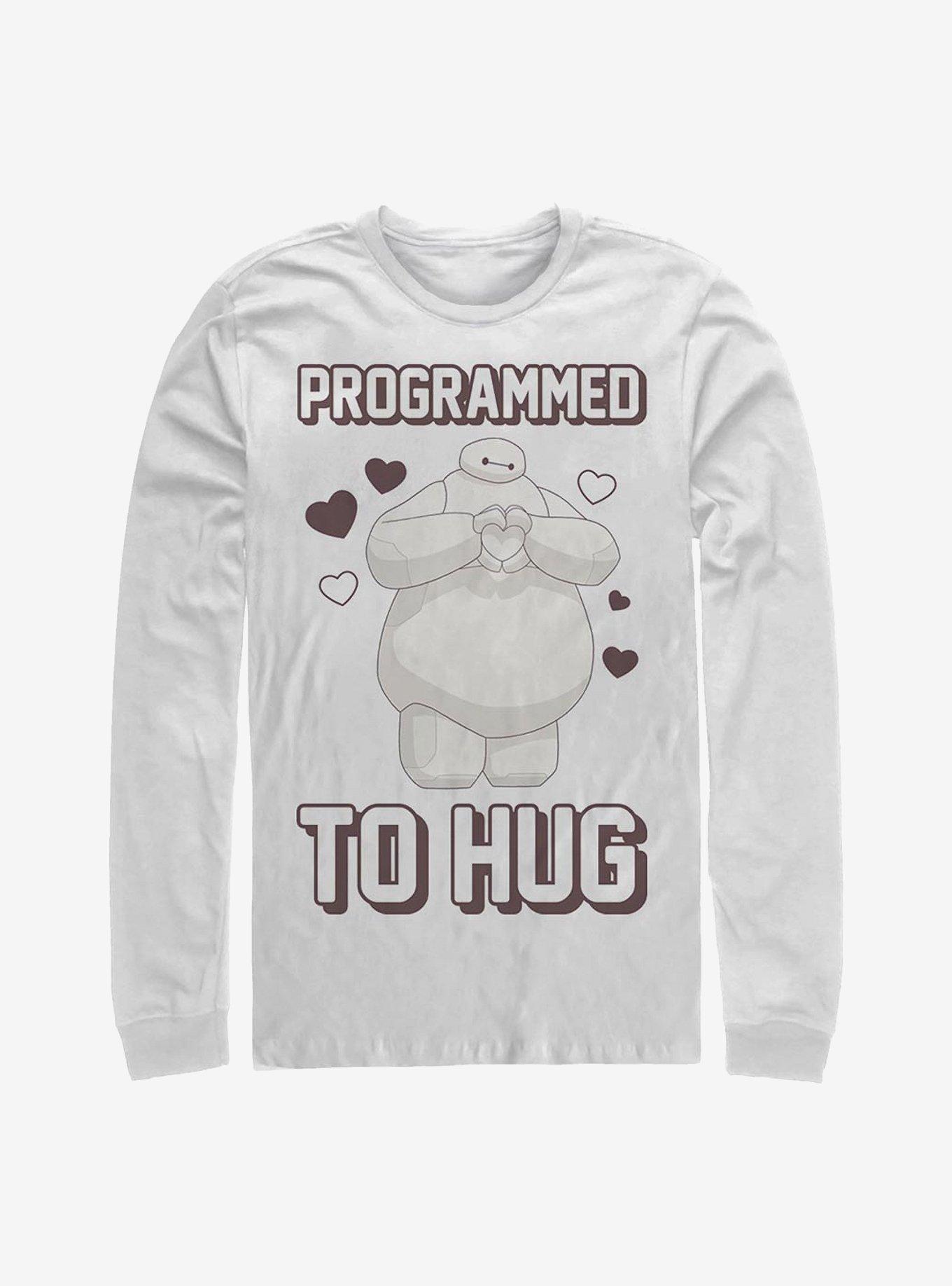 Disney Big Hero 6 Baymax Programmed To Hug Long-Sleeve T-Shirt, , hi-res