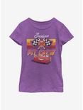 Disney Pixar Cars Junior Pit Crew Youth Girls T-Shirt, PURPLE BERRY, hi-res