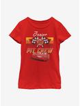 Disney Pixar Cars Junior Pit Crew Youth Girls T-Shirt, RED, hi-res