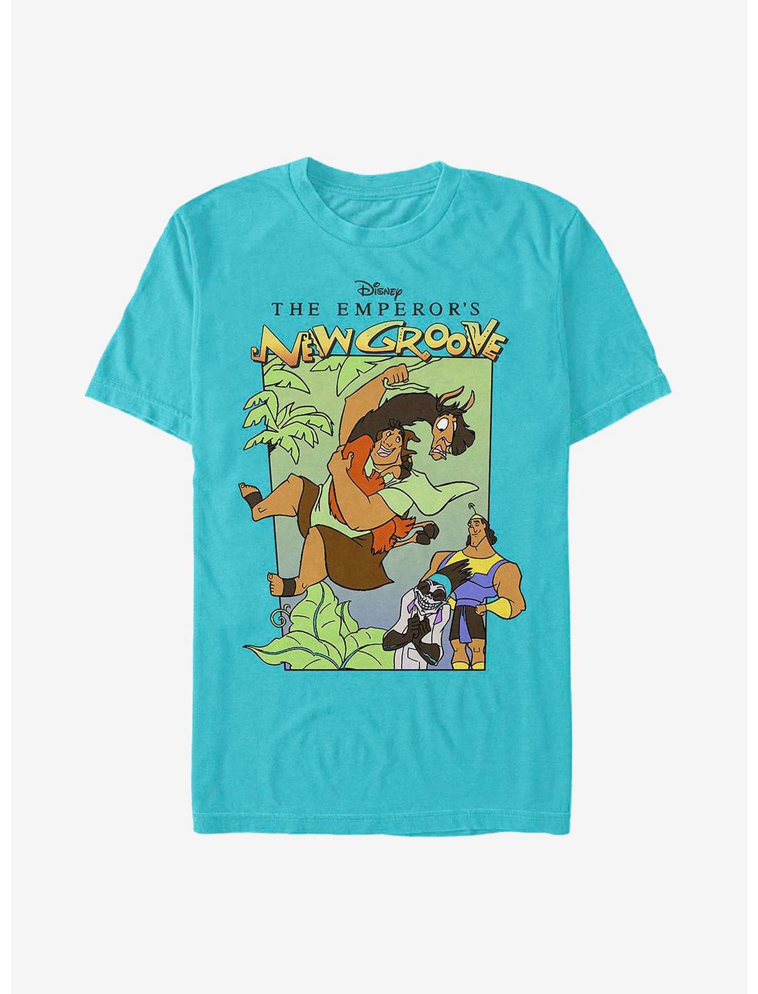 Disney The Emperor's New Groove Title Card T-Shirt, TAHI BLUE, hi-res