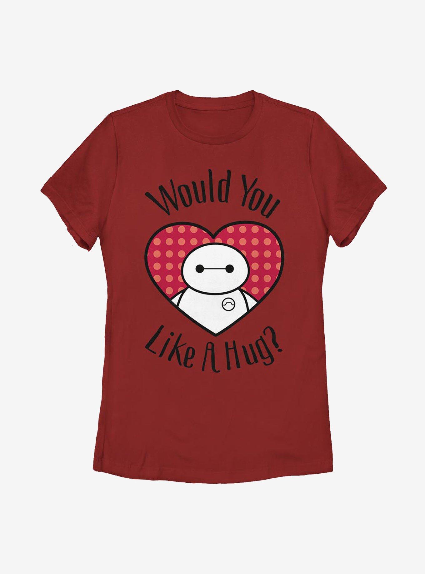 Disney Big Hero 6 Baymax Hugs All Around Womens T-Shirt, , hi-res